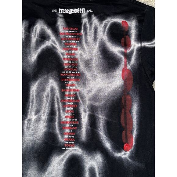 Lady Gaga Vanish Into You Mayhem Ball Tour Oversized T-Shirt w/Defect Medium - Picture 5 of 7